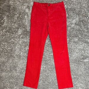 NWOT The Beaufort Bonnet Co. red cord pants size 12